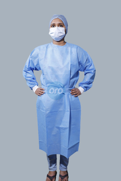 Non- Sterile Isolation Gown - Elastic & Knitted (Bulk Quantity)