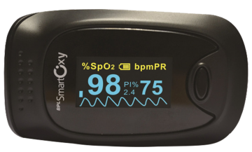Finger Tip Pulse Oximeter : Smart Oxy