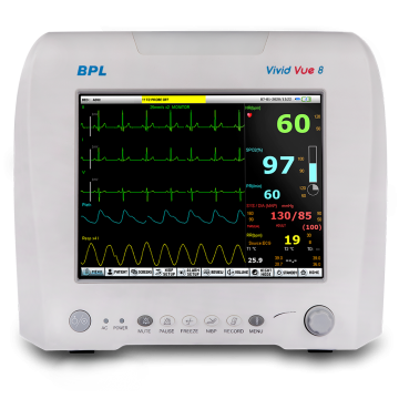 BPL 5 Para Patient Monitor Vivid Vue 8
