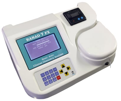KANAD 7FX ( UV-VIS) (Semi Auto Clinical Biochemistry Analyzer)