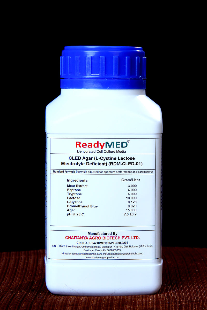 Cysteine Lactose Electrolyte Deficient (CLED Agar)