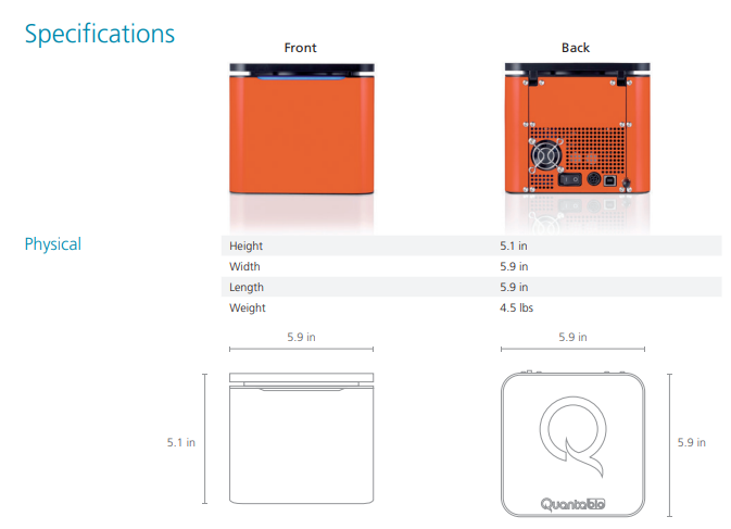 Quanta Bio QPCR machine