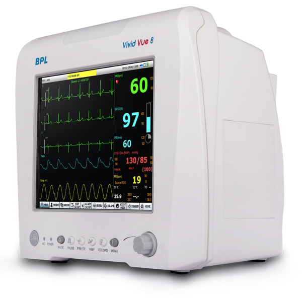 BPL 5 Para Patient Monitor Vivid Vue 8